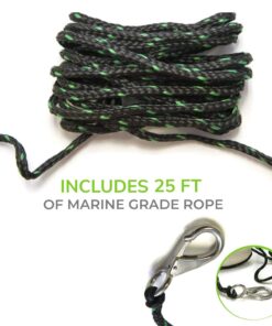 Gradient Fitness Marine Anchor, Kayak Anchor Kit Also for, Canoes, Paddle Boards (SUP), Jet Ski Anchor, Small Boat Anchor Kit 3.5 lb Folding Anchor 29 716qjPpm9qL