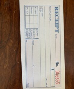 Adams Money/Rent Receipt Book, Carbonless, 3-Part, 2-3/4 x 7-3/16 Inches, 50 Sets per Book (TC2701) 1 14 716qxcsrL1L