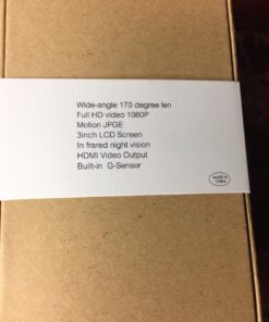 Dash Cam 1080P Full HD 3 Inch Dashboard Camera Car Recorder with 32GB Card 170°Wide Angle Dashcam Driving Loop Recording G-Sensor 72 716r X2JqPL