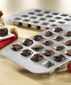Alternative view of USA Pan Bakeware Aluminized Steel Brownie Bite Pan, 20 Well 20-Well Brownie Bites