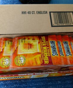 HotHands Body & Hand Super Warmers - Long Lasting Safe Natural Odorless Air Activated Warmers - Up to 18 Hours of Heat - 40 Individual Warmers 48 716rcwF9DZL