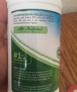 Eco Defense Bed Bug Killer - USDA Biobased Dust Mite Spray Natural Repellent Treatment - Child & Pet Friendly - 16 oz 28 716s5UW4rmL