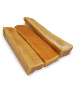 Himalayan Dog Chew Original Yak Cheese Dog Chews, 100% Natural, Long Lasting, Gluten Free, Healthy & Safe Dog Treats, Lactose & Grain Free, Protein Rich, Mixed Sizes, Dogs 65 Lbs & Smaller Yak Cheese - 3 sticks 3 Count (Pack of 1) 29 716sWmyPAxL