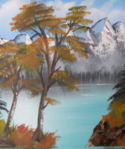 Bob Ross 2-in-1 Studio Easel - As Seen on Netflix Metal Easel Four Legged Tabletop Easel - White 20 716sXxqwlAL