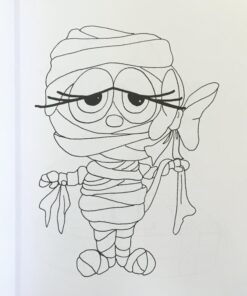 Alternative view of Lacy Sunshine's Halloween Coloring Book Volume 4: Whimsical Witches, Ghosts, Pumpkins and Vampires (Lacy Sunshine's Coloring Book)