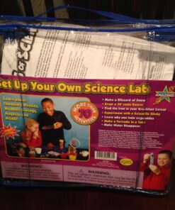 Be Amazing! Toys Big Bag of Science Works - Kids Science Experiment Kit with 65+ Amazing Experiments - Set Up Your First STEM Laboratory - Educational Chemistry Set For Boys & Girls Age 8 + Lab in a Bag Big Bag of Science 16 716sqXwv3uL