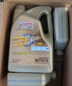 Castrol Edge Euro 5W-30 A3/B4 European Advanced Full Synthetic Motor Oil, 5 Quarts 5 Quart A3/B4 Advanced Full Synthetic 32 716ts CdqL
