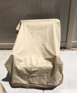 Classic Accessories Veranda Water-Resistant 76 Inch Deep Seated Patio Sofa/Loveseat Cover, Patio Furniture Covers, Pebble/Bark/Earth 76"L x 40"D x 31"H 33 716tuKcy6zL