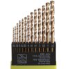 Hymnorq Metric M35 Cobalt Steel Extremely Heat Resistant Twist Drill Bits with Straight Shank Set of 13pcs to Cut Through Hard Metals Such as Stainless Steel and Cast Iron 13pcs(Plastic Case)