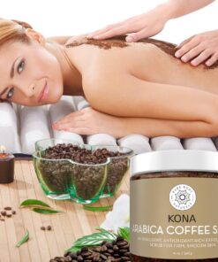 Arabica Coffee Body Scrub Exfoliator - Loaded with Caffeine for Cellulite and Stretch Marks | Exfoliating Skin on Face, Hand, Foot, Butt - Coffee Scrub for Women by Pure Body Naturals, 12 Ounce 41 716vo82FG9L