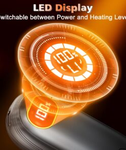 Hand Warmers - 14000mAh Hand Warmers Rechargeable Up to 18Hrs Warmth, Electric Hand Warmer Reusable Heat Up to 131℉, Rechargeable Hand Warmers 2 Pack for Golf Raynauds Camping, Warm Gifts Grey 7000mAh 2 PCS 16 716wFBgdNwL