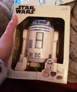 ThinkGeek Star Wars R2-D2 Measuring Cup Set - Body Built from 4 Measuring Cups and Detachable Arms Turn Into Nesting Measuring Spoons - Unique Kitchen Gadget 11 716wHj 1AyL