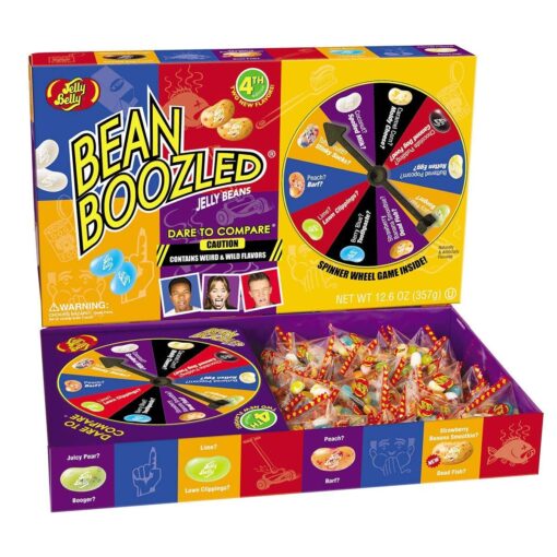 Jelly Belly BeanBoozled Jumbo Spinner Jelly Bean Gift Box, 4th Edition, 12.6-oz