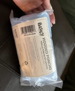 Jay Franco Bluey Piggyback Bath/Pool/Beach Hooded Poncho - Super Soft & Absorbent Cotton Towel, Measures 22 x 22 Inches (Official Bluey Product) Blue - Bluey 20 716x8OxRRcL