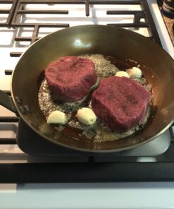 de Buyer MINERAL B Carbon Steel Fry Pan - 10.25” - Ideal for Searing, Sauteing & Reheating - Naturally Nonstick - Made in France 10.25" 39 716xdttFo5L