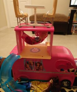 Barbie Pop-Up Camper Transforms into 3-Story Play Set with Pool! Standard 27 716xnimLJuL