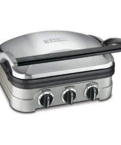 Cuisinart 5-in-1 Grill Griddler Panini Maker Bundle with Waffle Attachment (GR-4N) - Includes Grill and Waffle Plates 16 716yP0zwH3L