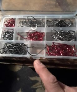 Shaddock Fishing 160pcs/box 7381 Offset Sport Circle Hooks Black High Carbon Steel Octopus Fishing Hooks-Size:1-5/0 13 716ymKO6LvL