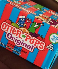 Otter Pops, Original Assorted Freezer Pops, 1oz Freeze Pops in Six Zippy Flavors, 100 Count, (85100) 1 Ounce (pack of 100) 50 716ymkNsbXL
