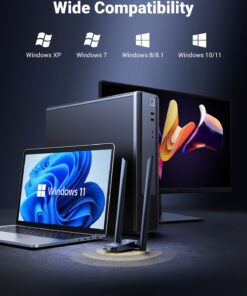 UGREEN USB WiFi Adapter, WiFi Adapter with AC1300 5dBi High Gain Dual Antennas, 5G/2.4G Dual Band, 164ft Wide Range, USB 3.0 WiFi Adapter for Desktop PC Laptop, Support Windows 11/10/8.1/8/7 52 716zN7rtEjL