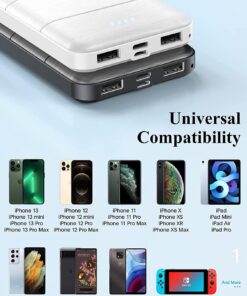 LOVELEDI Portable-Charger-Power-Bank - 2 Pack 15000mAh Dual USB Power Bank Output 5V3.1A Fast Charging Portable Charger Compatible with Smartphones and All USB Devices 29 716zZc6ZANL 1