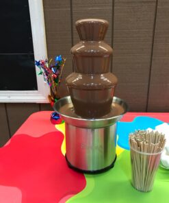 Sephra Select Chocolate Fountain Small 16-Inch Chocolate Fountain Machine for Melting Chocolate, Stainless Steel Heated Basin Chocolate Fountain for Kids and Parties, Whisper Quiet Motor, 4 To 6 LBS Select 16" Home Fountain 22 716ztmxizGL