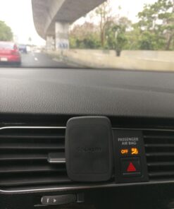 Spigen Hexa Magnetic Air Vent Hands Free Clip Cell Phone Mount Holder for Car Compatible with All Mobile Phones - Black A201 - Premium Air Vent 50 717 AJgLSL