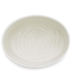 Portmeirion Sophie Conran White Oval Utensil Holder | 7.5 Inch Extra Large Utensil Crock for Kitchen Countertop and Home Decor | Made from Fine Porcelain 10 717 ew8MwL