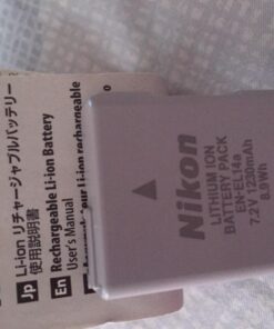 Nikon 27126 EN-EL 14A Rechargeable Li-Ion Battery (Grey) 33 7170BVCRGqL