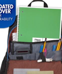 Mead Spiral Notebooks, 6 Pack, 1 Subject, College Ruled Paper, 7-1/2" x 10-1/2", 70 Sheets per Notebook, Color Will Vary (73065) 22 7170kLVsL0S
