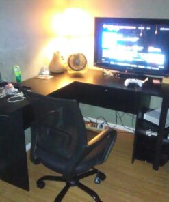 Office Chair Ergonomic Cheap Desk Chair Mesh Computer Chair Lumbar Support Modern Executive Adjustable Stool Rolling Swivel Chair for Back Pain (Black) Black 40 7171YwvSzAL