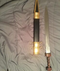 Medieval Warrior Roman Pompeii Sword with Scabbard Mirror Polished Steel Blade 11 7171mcWVN4L