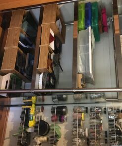 Happybuy Stainless Steel Shelving 47x18.5x60 Inch 4 Tier Stainless Steel Shelving Unit Shelving Units and Storage Heavy Duty Shelf for Kitchen Commercial Office Garage Storage 330lb Per Shelf 27 7171u5T5eNL