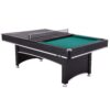 Triumph Sports Phoenix 7’ Billiard Table with Table Tennis Conversion Top for a Game of Pool or an Action-Packed Table Tennis Game 21 7171xlvwy8L