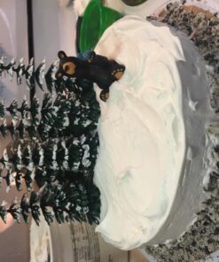 Minnie Bear With Bird Mini Midnight Black 3 x 2 Resin Stone Collectible Figurine 16 7172AmRWyQL