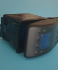 Amarine Made 12v 20 Amp Waterproof LED On/Off Boat Marine SPST 3P Rocker Switch with Light (Blue) 1 13 7172WAbgAL