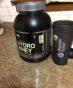 Optimum Nutrition Platinum Hydrowhey Protein Powder, 100% Hydrolyzed Whey Protein Isolate Powder, Flavor: Turbo Chocolate, 40 Servings, 3.61 Pounds (Packaging May Vary) 40 Servings (Pack of 1) 30 7172aQHeBL
