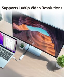 Alternative view of j5create USB to HDMI Multi-Monitor Adapter Supports 1080p 2048 x 1152 @ 32 bits | USB 3.0 with 2.0 Support | Adapter is Compatible with Both Mac & Windows (JUA254)