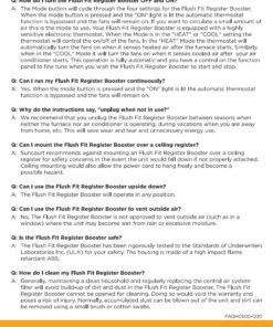 Suncourt Flush Fit HC500-B Vent Cover with Fan Booster, Energy Efficient AC Register Booster, Improved Air Flow for Better Indoor Heating and Cooling, Brown For 4”x10” register openings 24 7173mELwzML