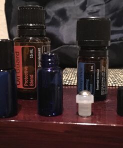 Vivaplex, 12, Cobalt Blue, 3 ml Glass Roll-on Bottles with Stainless Steel Roller Balls - Dropper included … 14 7174h23iWjL