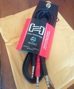 Alternative view of Hosa CSS-202 Dual 1/4" TRS to Dual 1/4" TRS Stereo Interconnect Cable, 2 Meters MULTI COLOR