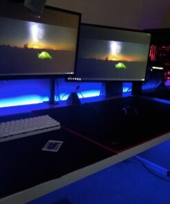 SUPERNIGHT LED Strip Light, 2835 SMD RGB Multi-Color Changing Lights, 16.4ft 300 LEDs Rope with IR Remote Controller, 12V Power Supply for Bedroom, TV-Back Lighting, Halloween, Christmas 2835RGB 24Keys 58 7175c7b4FRL