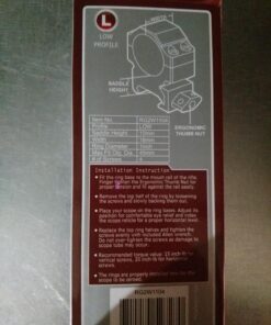 UTG 1"/2PCs Low Pro Max Strength Picatinny Rings, 18mm Wide 30 7176YFQDVL