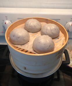 Helen’s Asian Kitchen Bamboo Food Steamer with Lid, 10-Inch Natural Bamboo 23 717724AxaiL