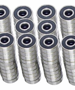 Pack of 100 608-2RS Skateboard/Inline Skate/Rollerblade/Hockey Ball Bearings 8mm x 22mm x 7mm VXB Brand 17 7177RlSWO0L