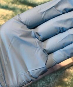 Superior Glove KeepKleen Contour Work Nitrile Gloves (100 Count) Latex Free Glove, Disposable Gloves, Powder Free, 9" Length - RDCNPF (Medium) Medium (100 Count) Blue 24 7177g3mLE2L