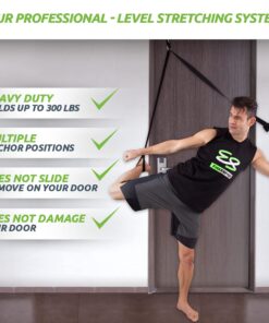 EverStretch Leg Stretcher PRO: Premium Over The Door Flexibility Trainer | Professional Stretching Equipment for Ballet, Dance, Martial Arts, Cheerleading & Gymnastics | Portable Split Machine 29 7178cJWA4YL