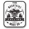 DHDM NI383 **2-Pack** The Mountains are Calling 2 Sticker/Decal | Premium Quality Vinyl Sticker | 4-Inches by 3.5-Inches 28 7179y9lPEnL