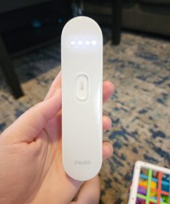 iHealth No-Touch Forehead Thermometer, Infrared Digital Thermometer for Adults and Kids, Touchless Baby Thermometer, 3 Ultra-Sensitive Sensors, Large LED Digits, Quiet Vibration Feedback, Non Contact White 36 717ATrSxR1L
