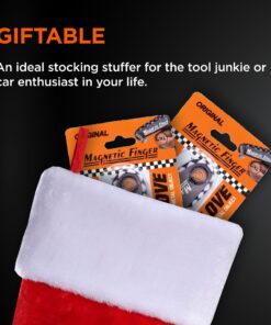 Magnetic Finger The Original Magnetic Finger Glove - Hold & Retrieve Any Small Ferrous Metal Object with Precise Control - Convenient Magnetic Pickup Tool Ideal for Tight Spots at Home or on The Job 15 717AebKy6oL